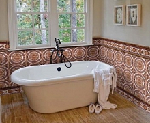 Невозможно представить красивую ванную без оригинальной качественной плитки