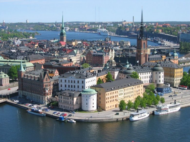 Столица Швеции Стокгольм расположен на 14 островах